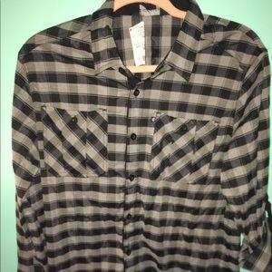 Black/Grey Flannel